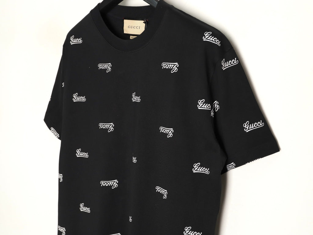 GUCCI logo print short-sleeved shirt