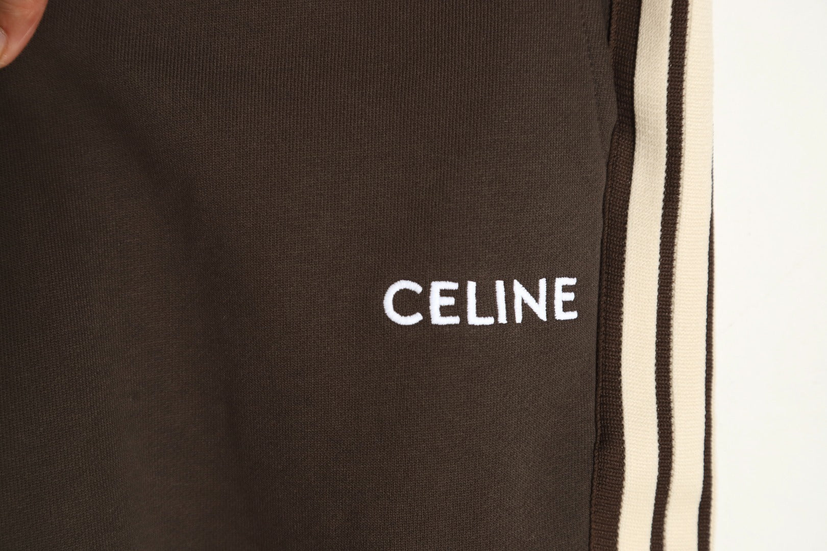 Celine Classic Embroidered Ribbon Shorts