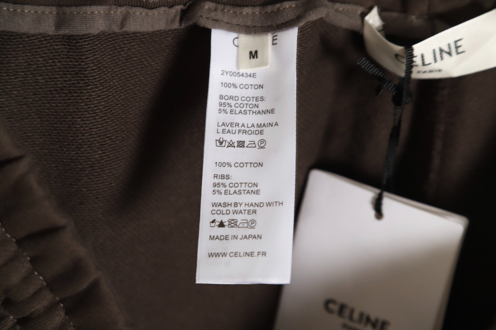 Celine Classic Embroidered Ribbon Shorts