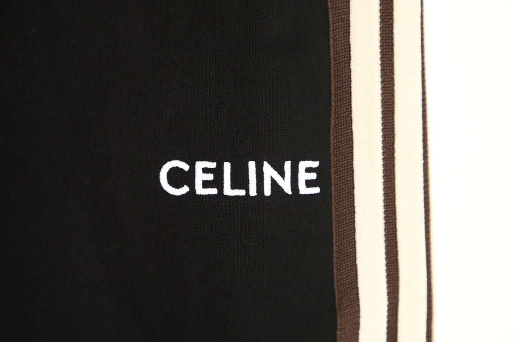 Celine Classic Embroidered Ribbon Shorts