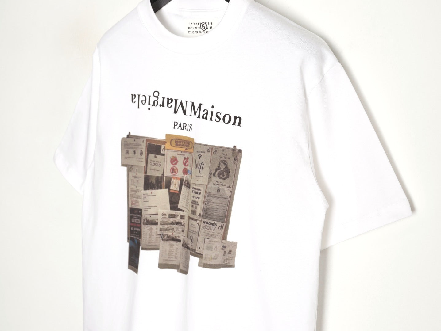 Maison Margiela Multi-element graphic print crew neck short-sleeve T-shirt