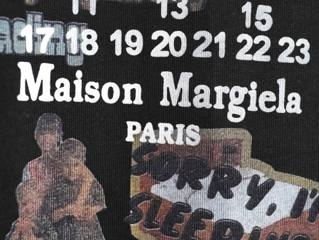 Maison Margiela Multi-element graphic print crew neck short-sleeve T-shirt