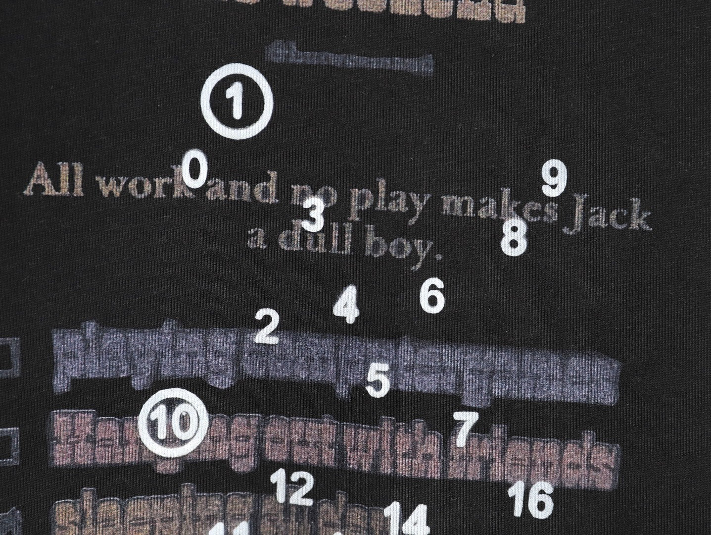 Maison Margiela Multi-element graphic print crew neck short-sleeve T-shirt