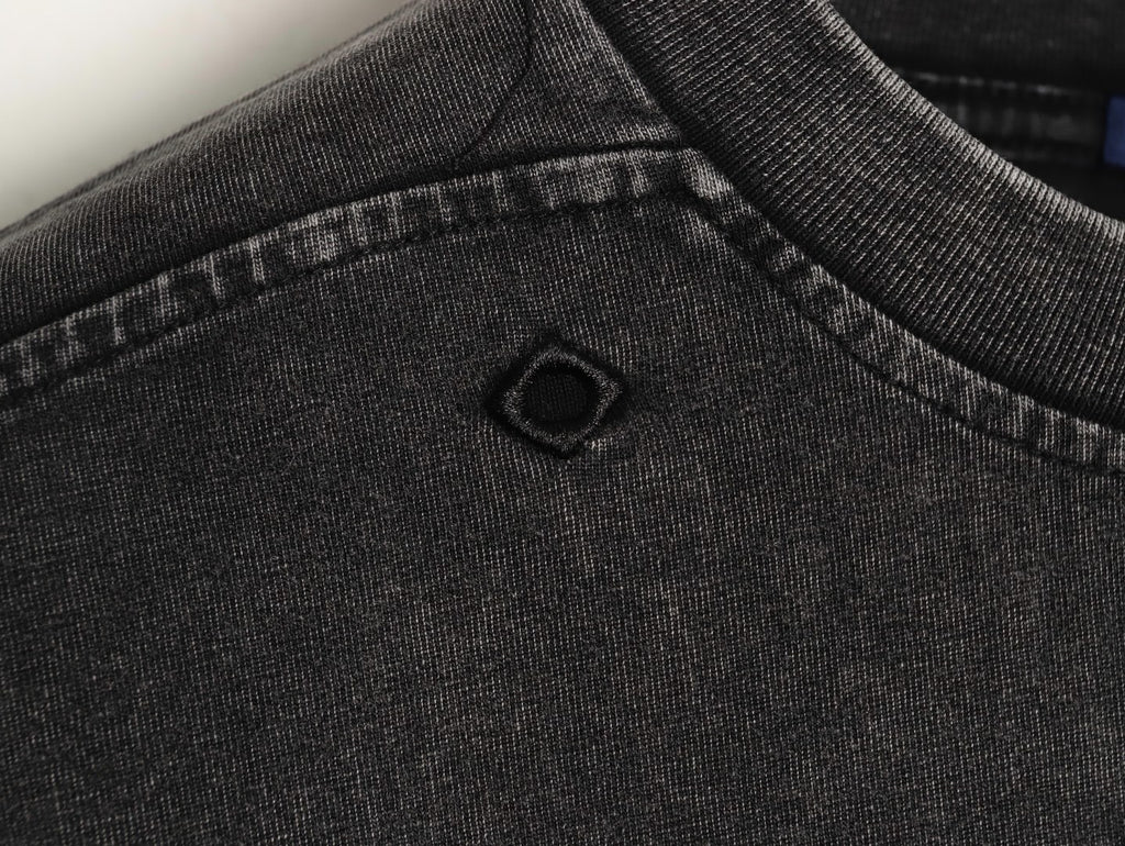 Louis VuittonEmbroidered Letter Washed Distressed Short-Sleeve T-Shirt