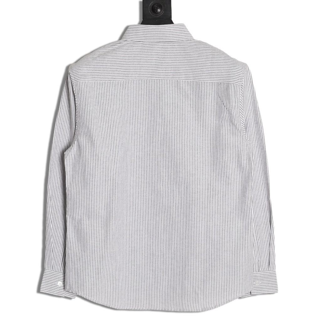 AMI Paris Black Classic Heart Embroidery Shirt