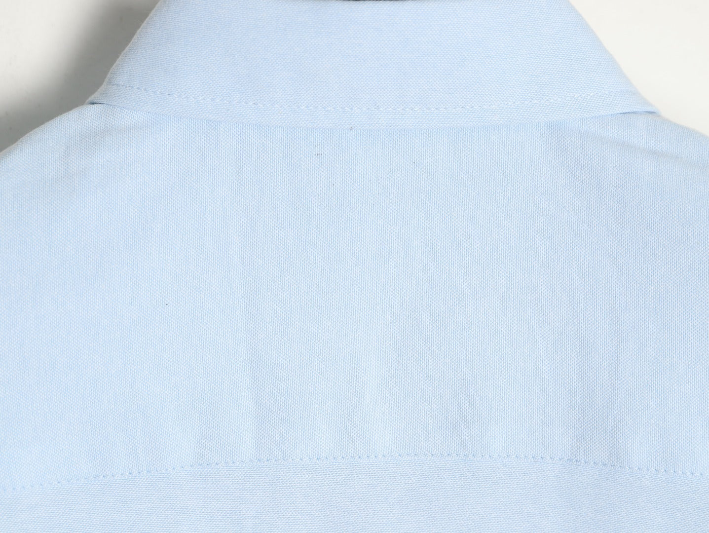 AMI Paris Solid Color Long-Sleeve Oxford Shirt