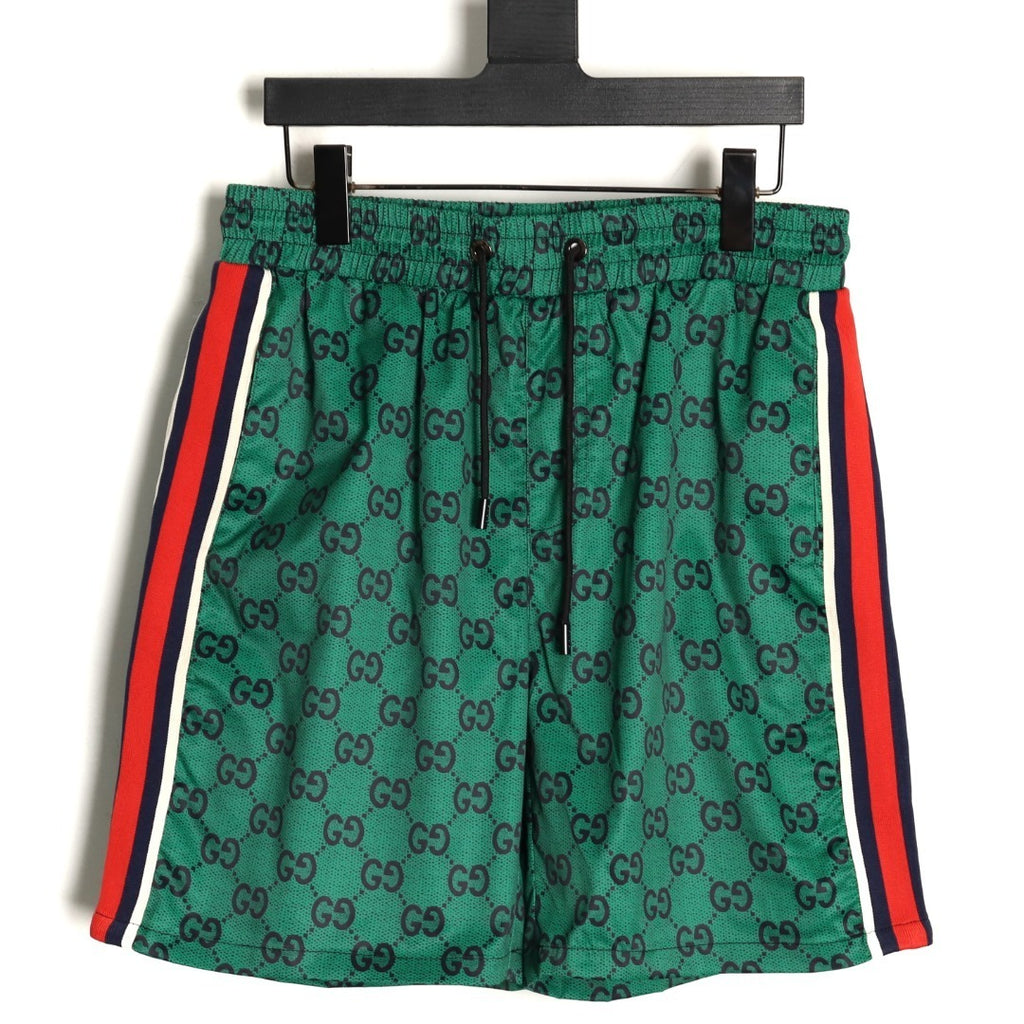Gucci side-ribbed jacquard beach shorts