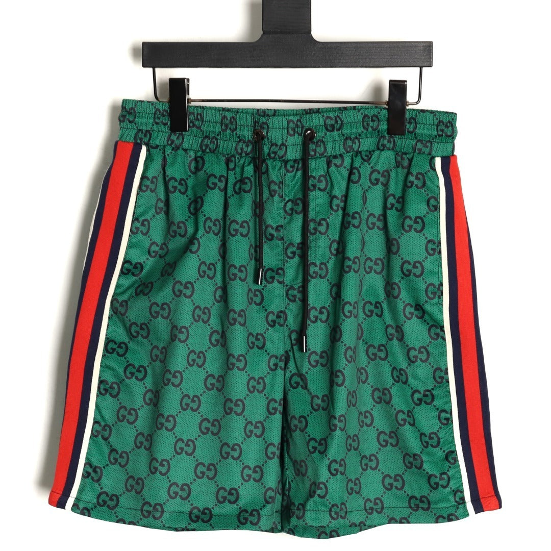 Gucci side-ribbed jacquard beach shorts