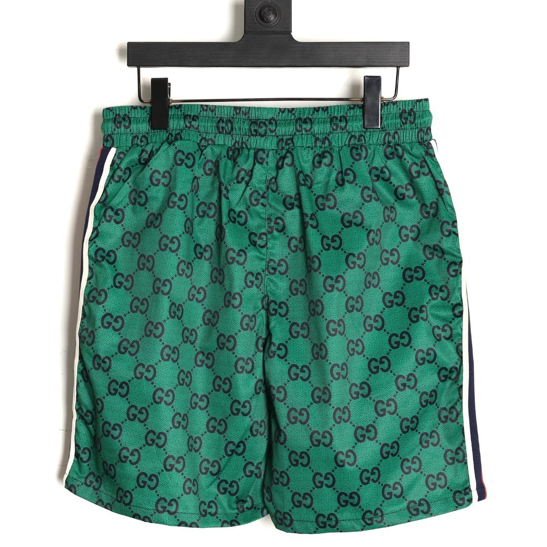 Gucci side-ribbed jacquard beach shorts