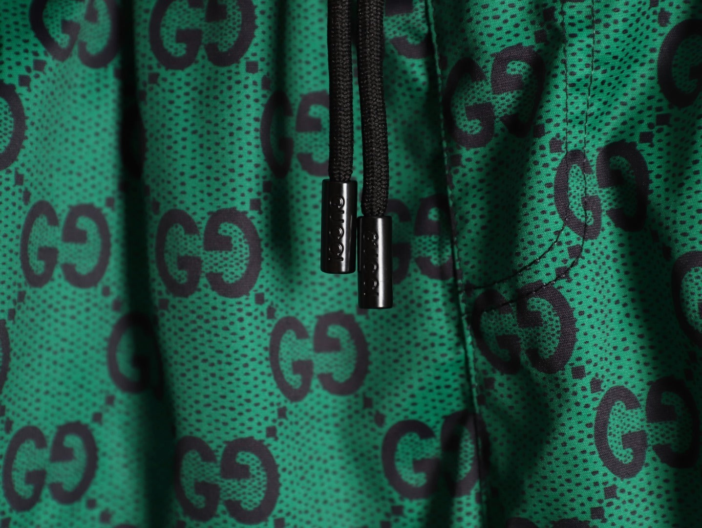 Gucci side-ribbed jacquard beach shorts