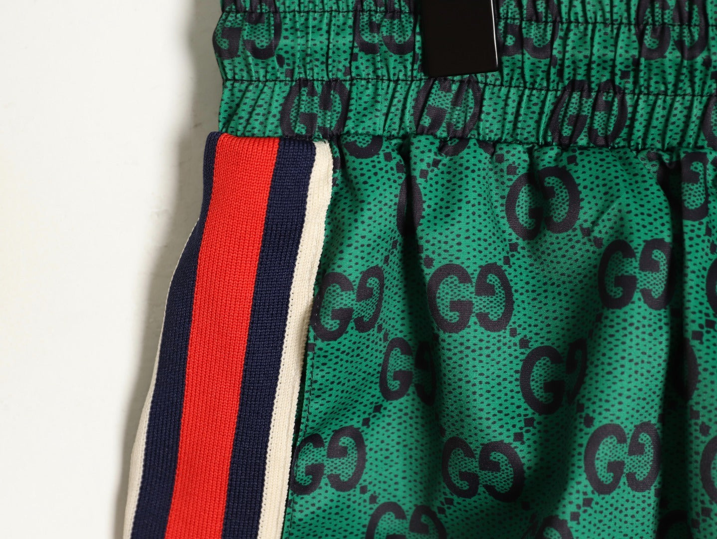 Gucci side-ribbed jacquard beach shorts
