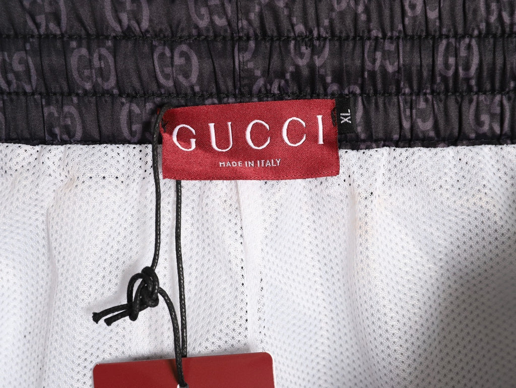 Gucci side-ribbed jacquard beach shorts