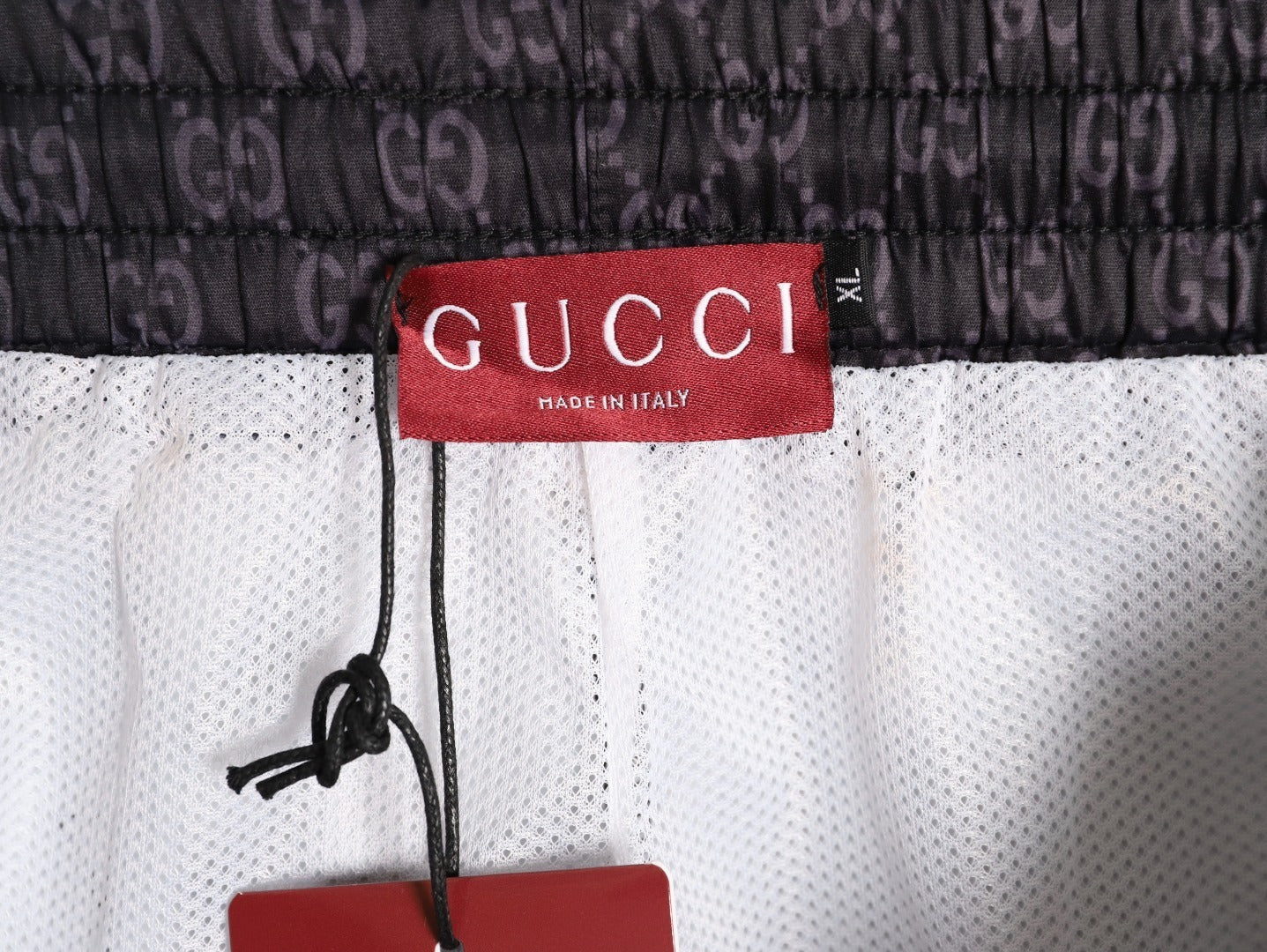 Gucci side-ribbed jacquard beach shorts