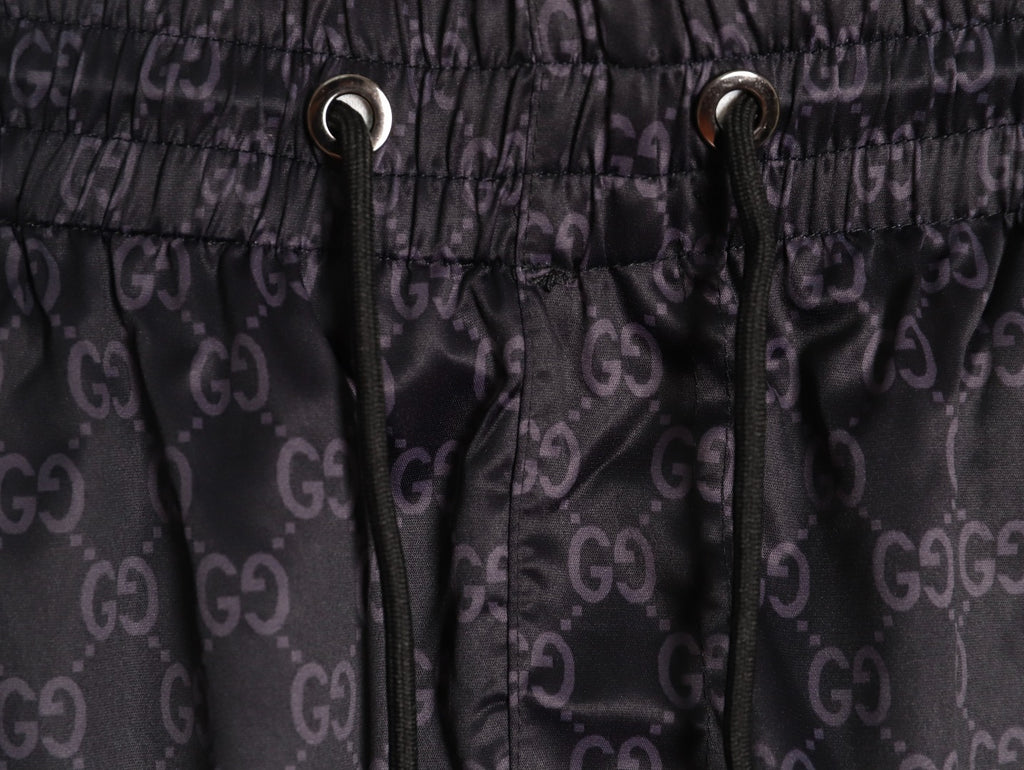 Gucci side-ribbed jacquard beach shorts