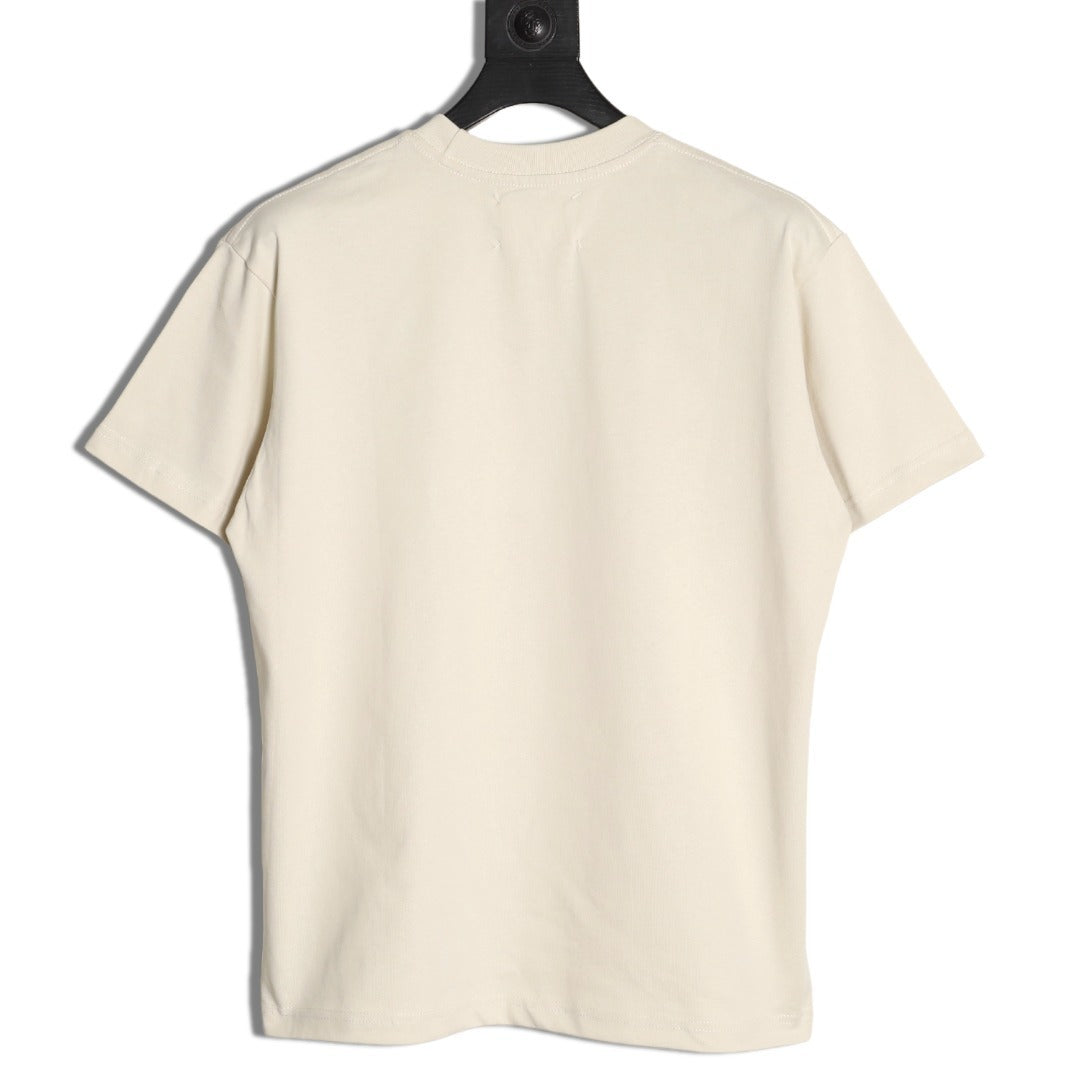 Maison Margiela Shadow Letter Embroidery Short-Sleeve T-Shirt