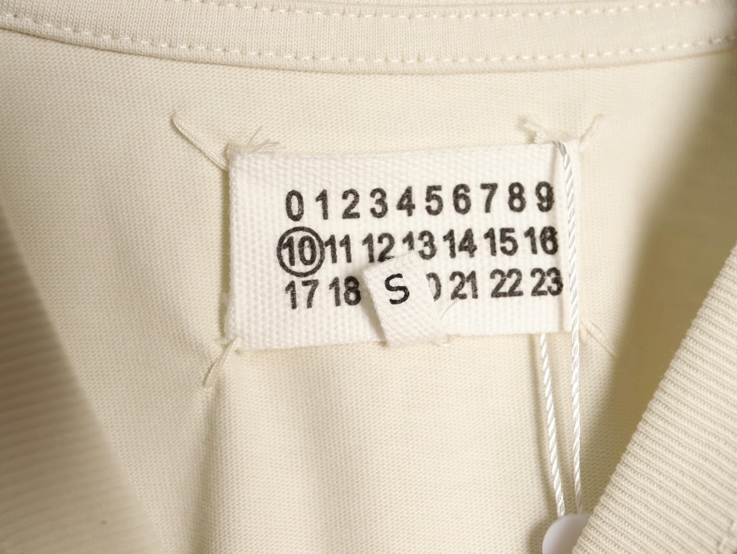 Maison Margiela Shadow Letter Embroidery Short-Sleeve T-Shirt