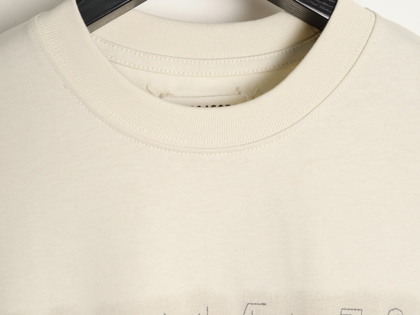 Maison Margiela Shadow Letter Embroidery Short-Sleeve T-Shirt