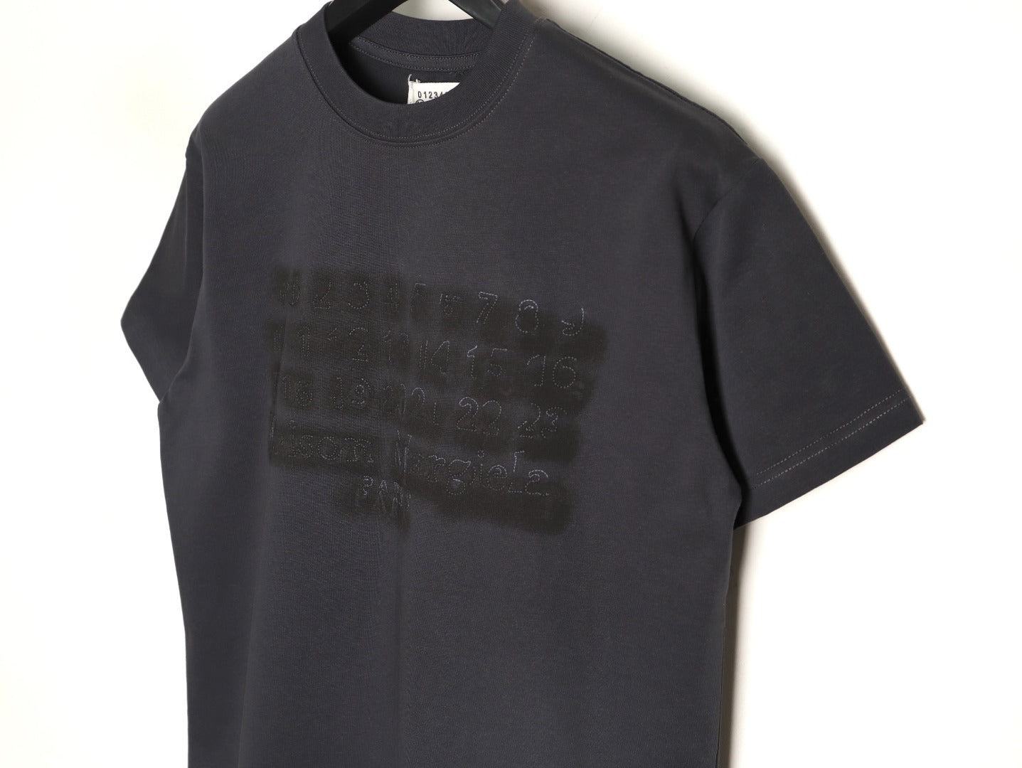 Maison Margiela Shadow Letter Embroidery Short-Sleeve T-Shirt