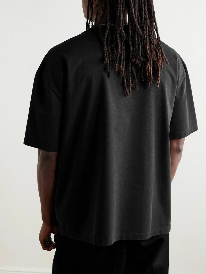 Maison Margiela Shadow Letter Embroidery Short-Sleeve T-Shirt
