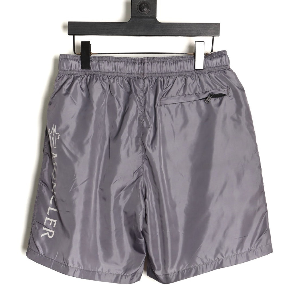 Moncler Reflective Logo Print Shorts