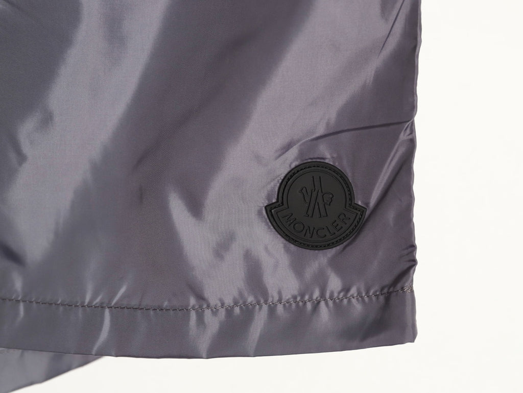 Moncler Reflective Logo Print Shorts