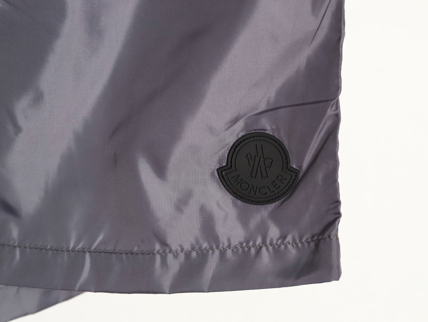 Moncler Reflective Logo Print Shorts