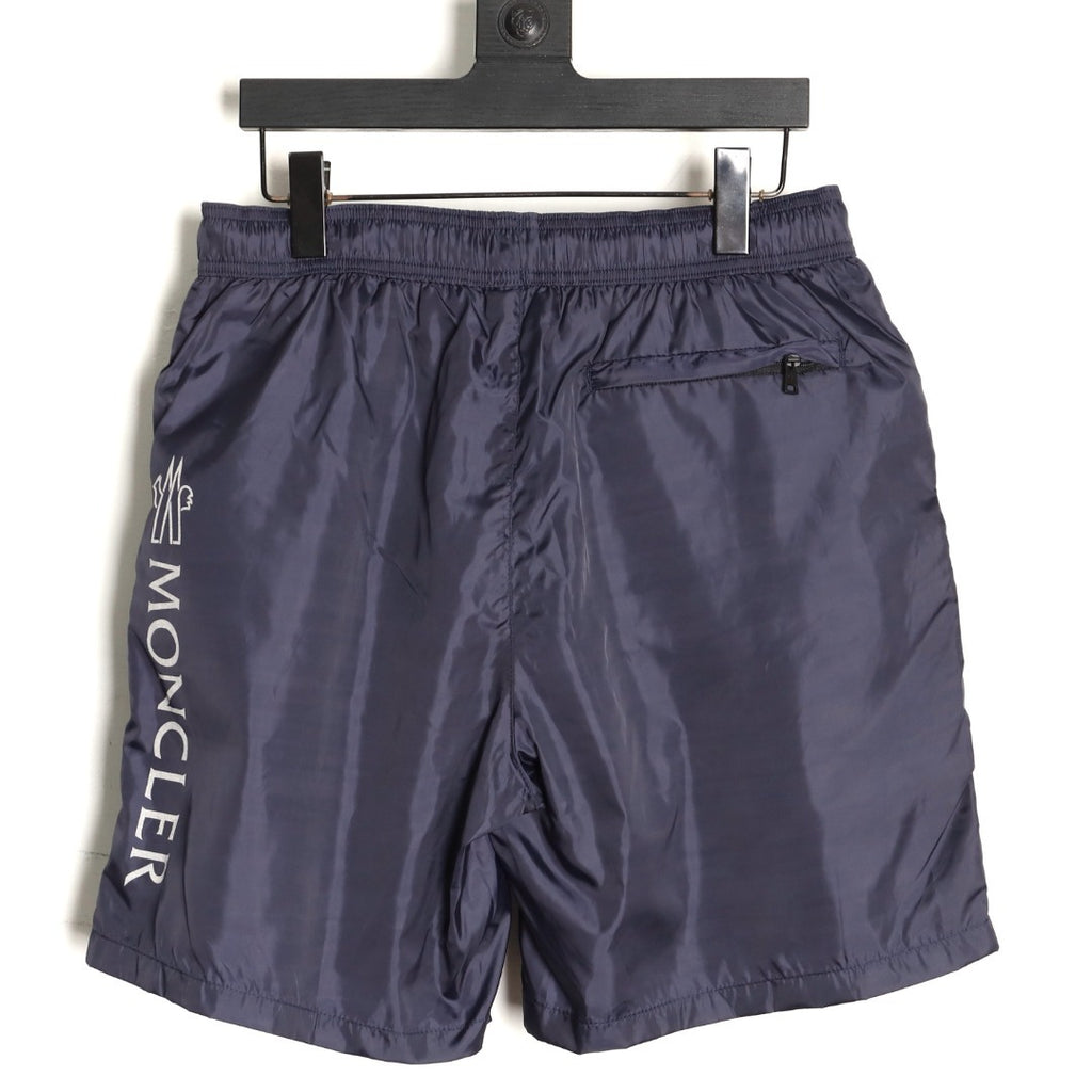 Moncler 25ss Reflective Logo Print Shorts