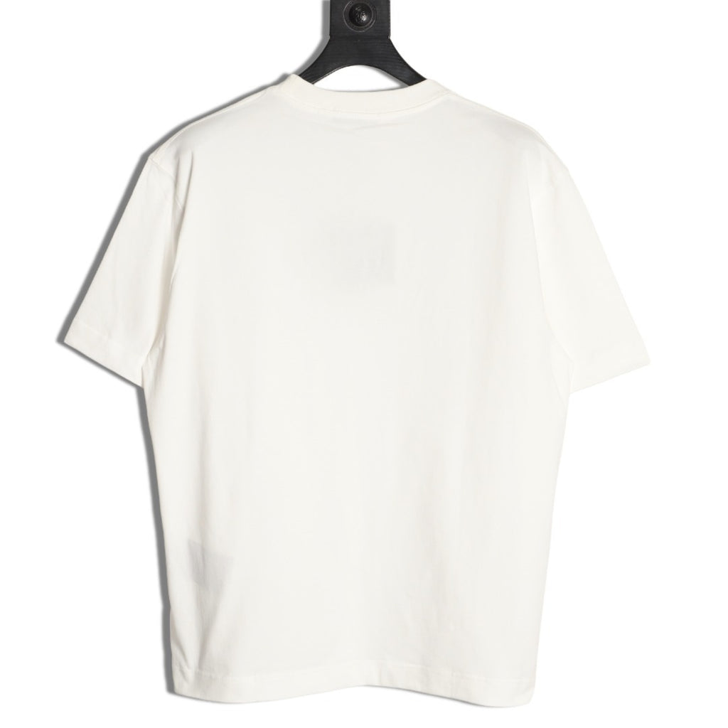 Prada classic triangle logo faux pocket short-sleeved shirt