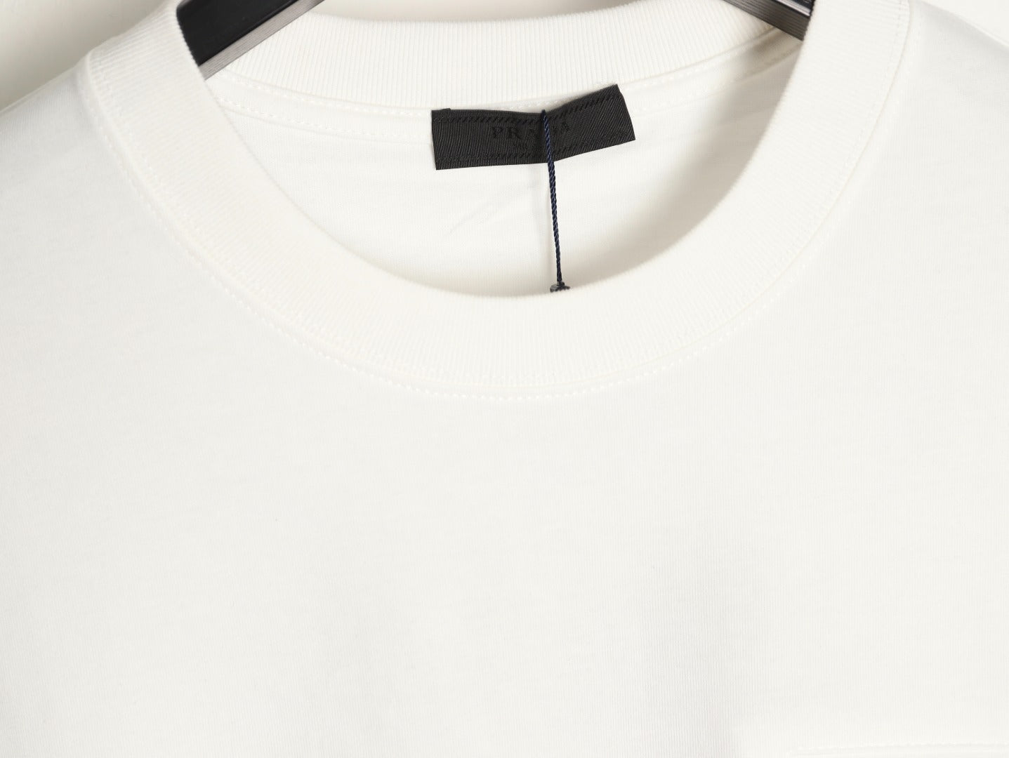 Prada classic triangle logo faux pocket short-sleeved shirt