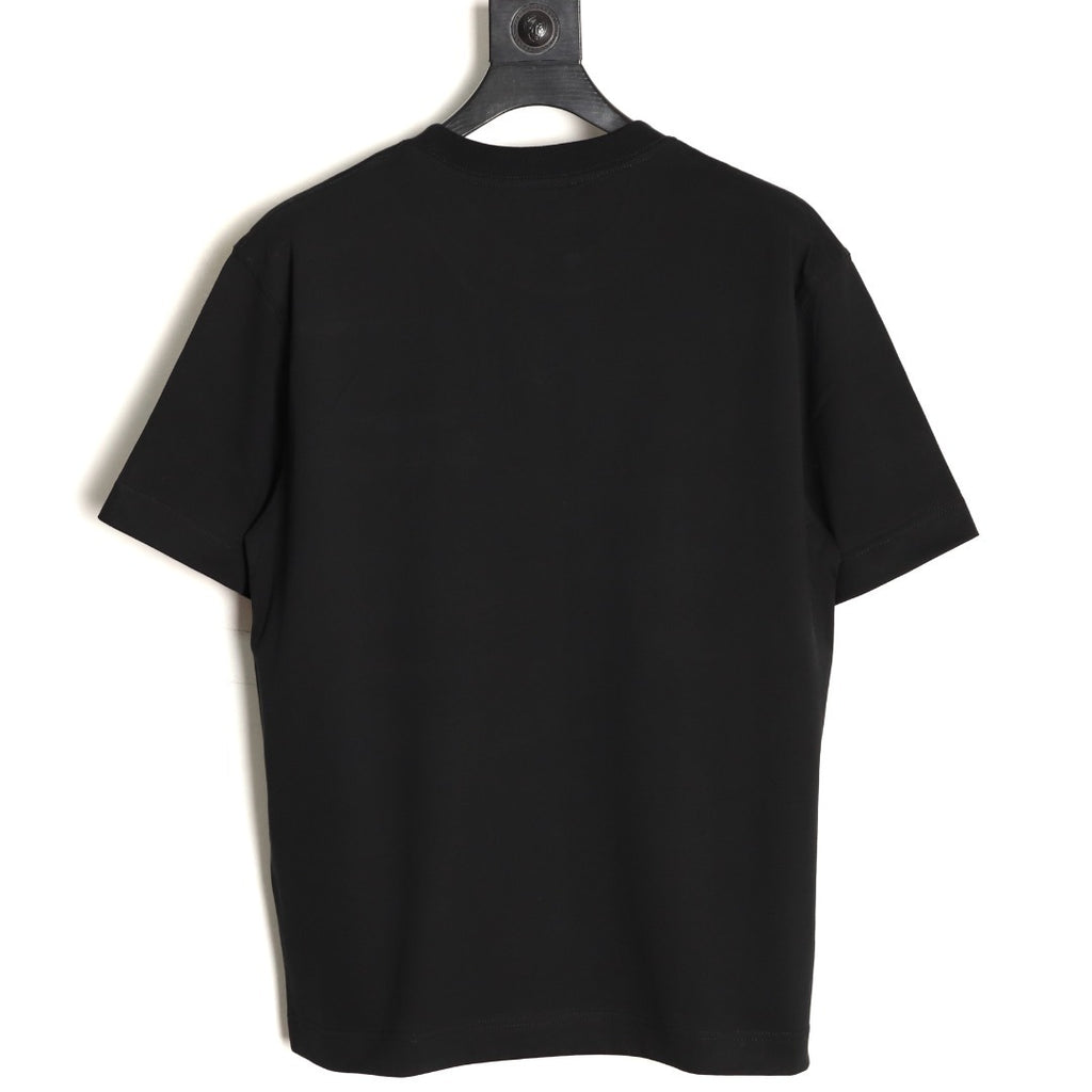 Prada classic triangle logo faux pocket short-sleeved shirt