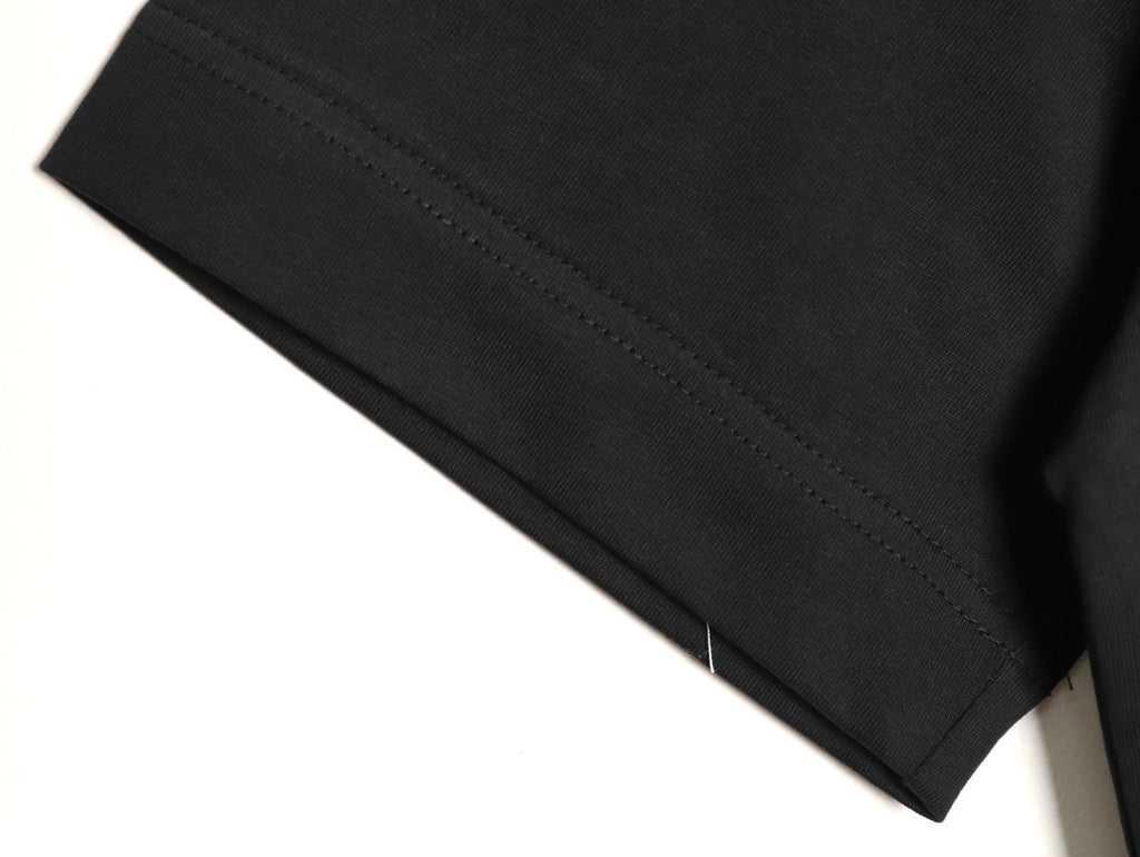 Prada classic triangle logo faux pocket short-sleeved shirt