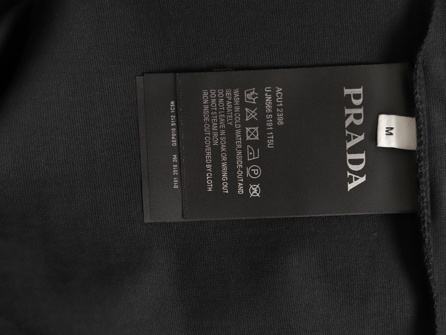 Prada classic triangle logo faux pocket short-sleeved shirt