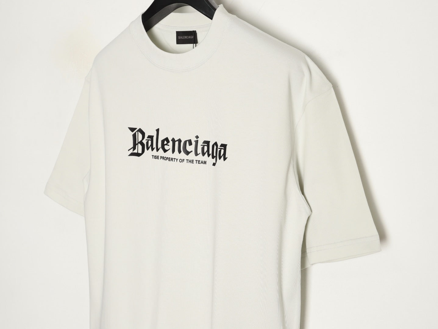 Balenciaga New Getty Letter Sleeve T-Shirt