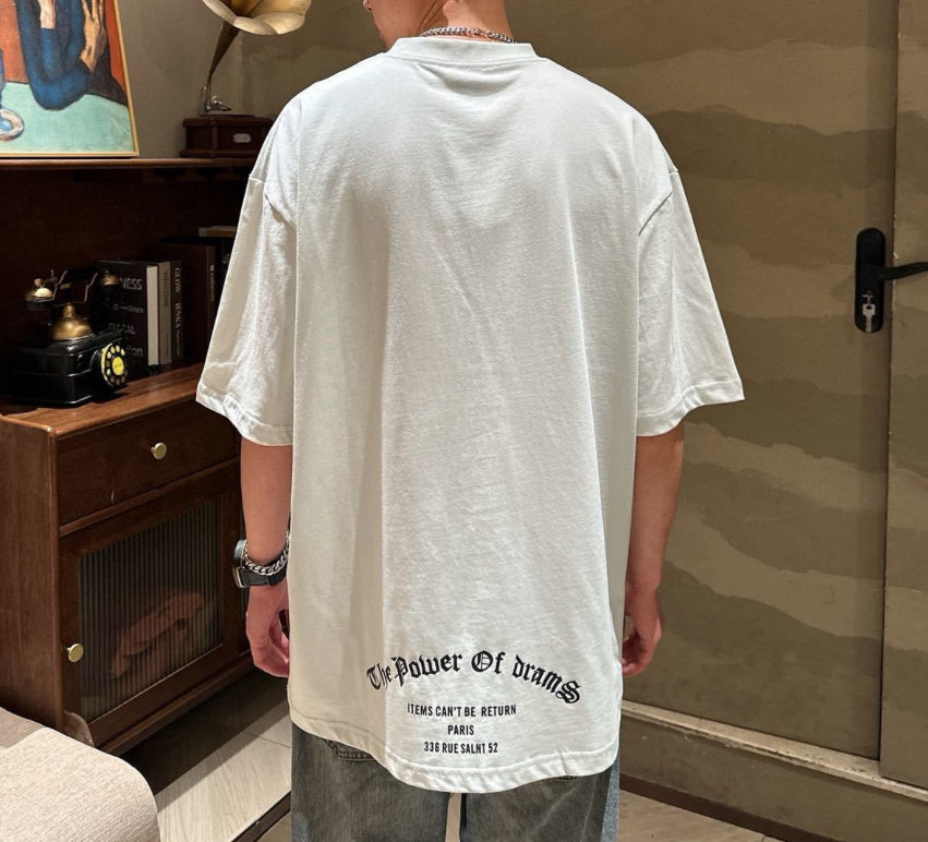 Balenciaga New Getty Letter Sleeve T-Shirt