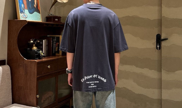 Balenciaga New Getty Letter Sleeve T-Shirt