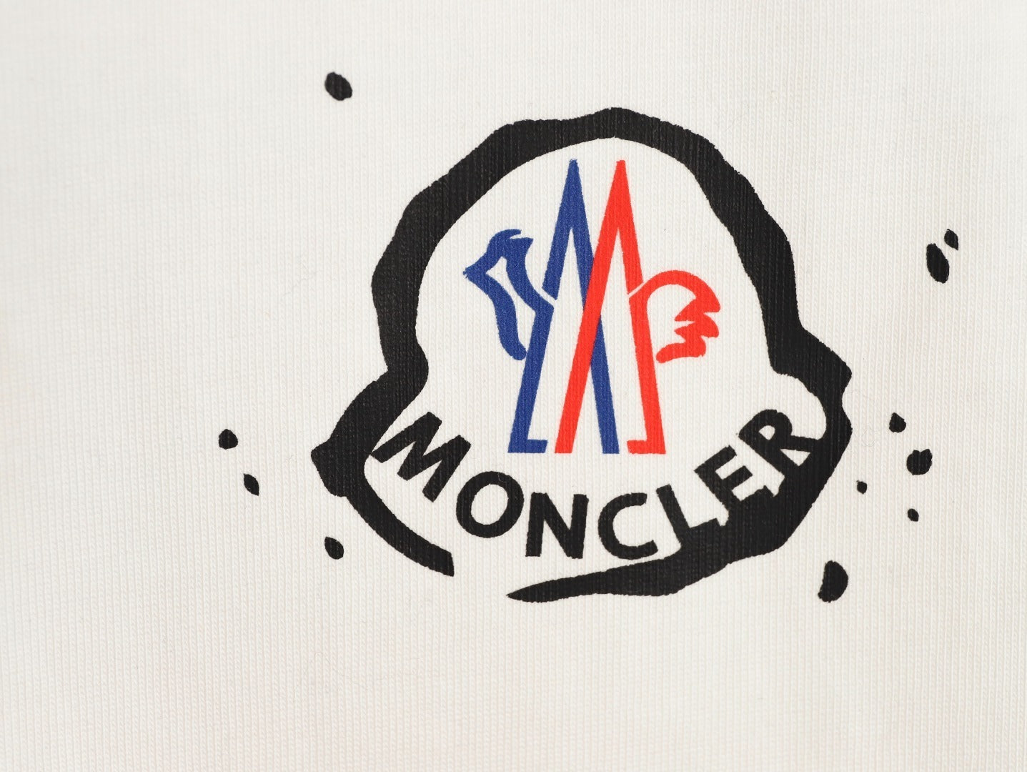 Moncler Graffiti Logo Short-Sleeve T-Shirt