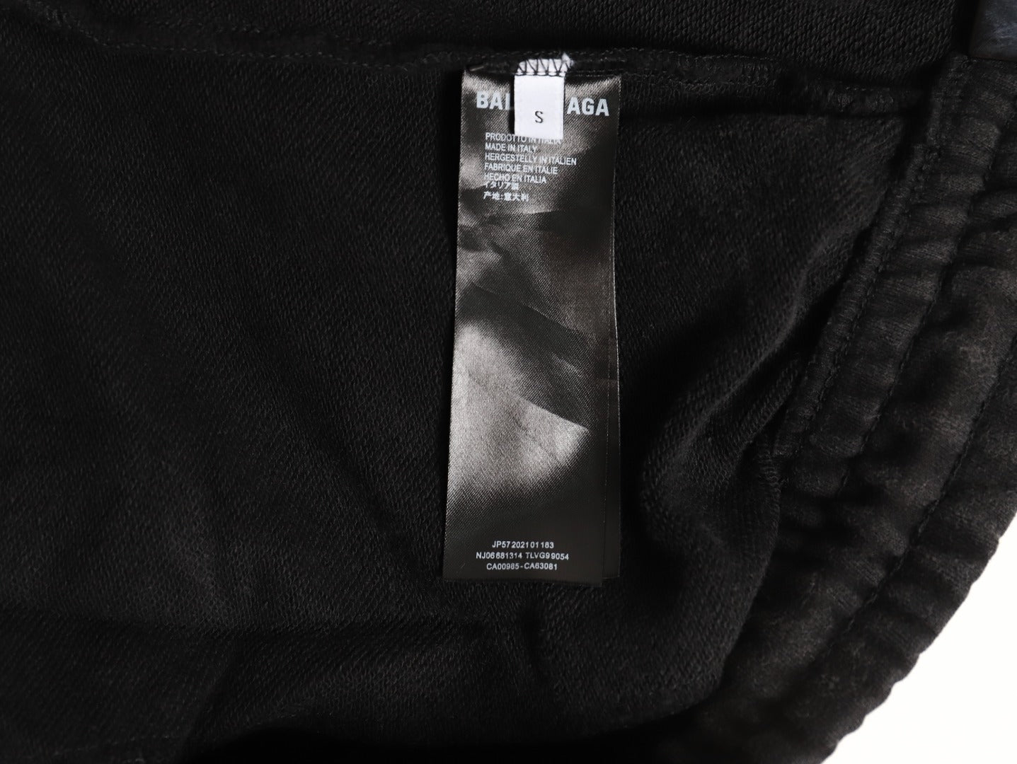 Balenciaga/Puma collaboration washed and distressed shorts