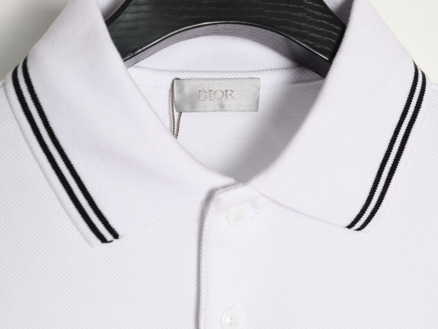 DIOR/Dior CD Embroidered Logo Short-Sleeve Polo Shirt