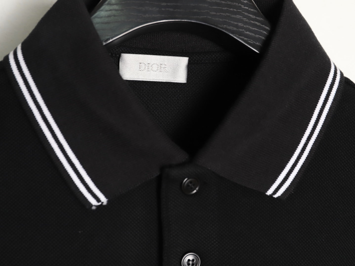 DIOR/Dior CD Embroidered Logo Short-Sleeve Polo Shirt