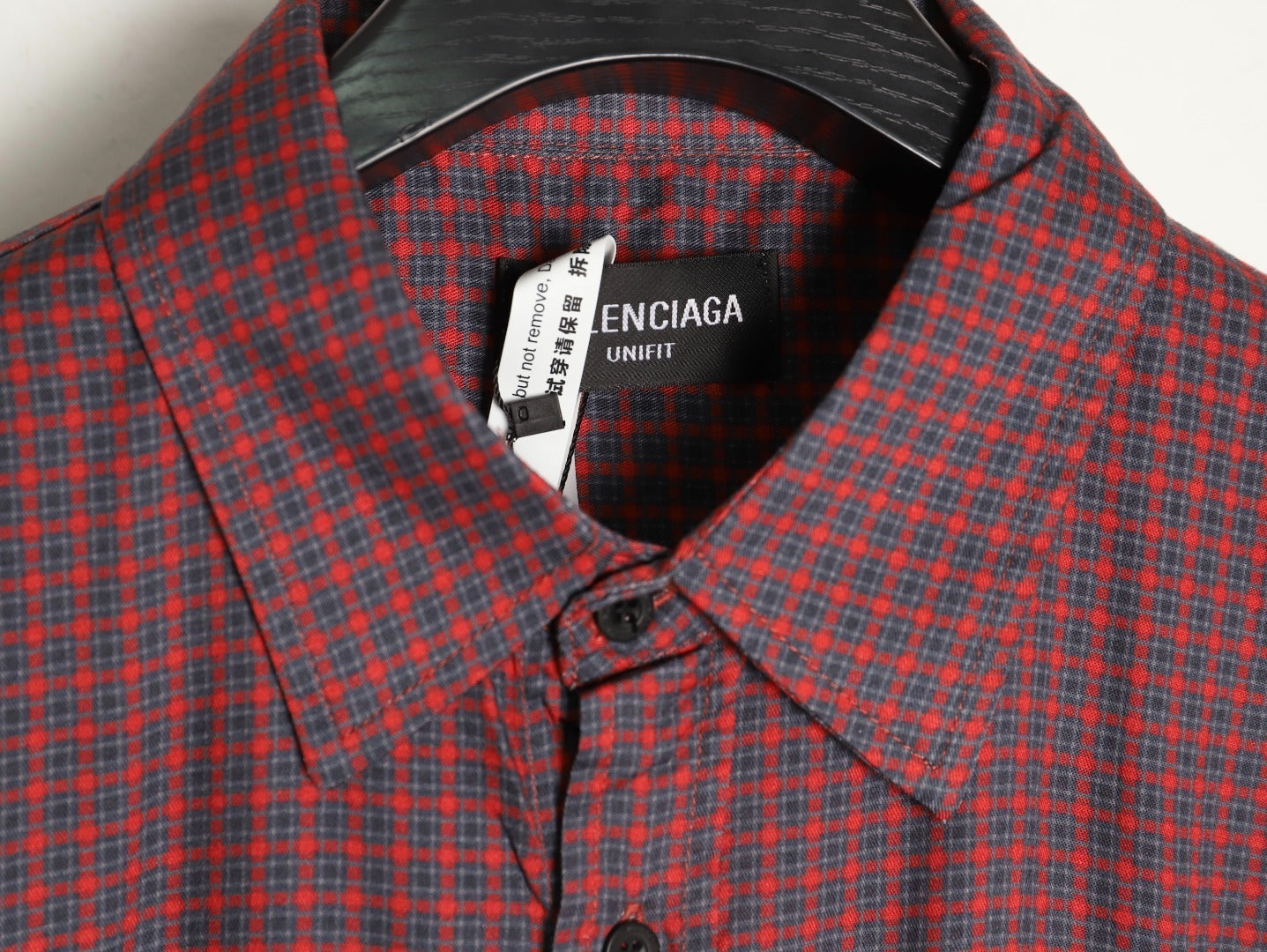 BALENCIAGA/Balenciaga New Striped Collared Shirt