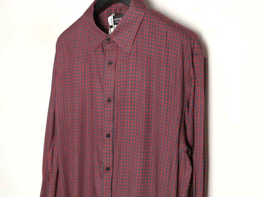 BALENCIAGA/Balenciaga New Striped Collared Shirt