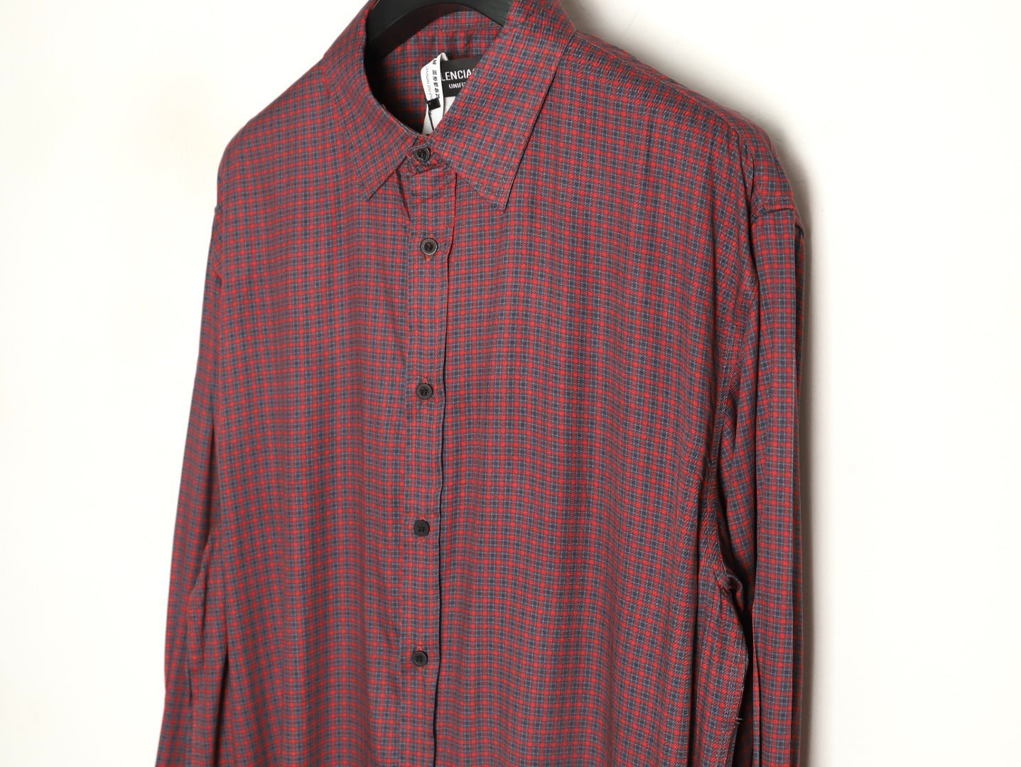 BALENCIAGA/Balenciaga New Striped Collared Shirt