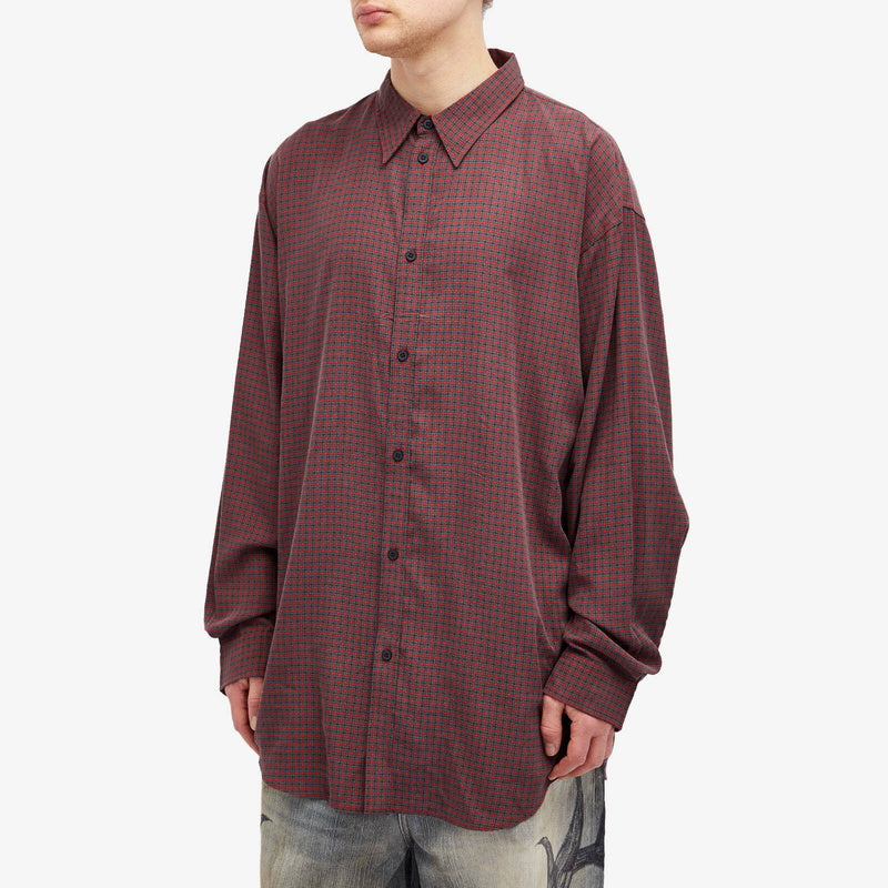 BALENCIAGA/Balenciaga New Striped Collared Shirt