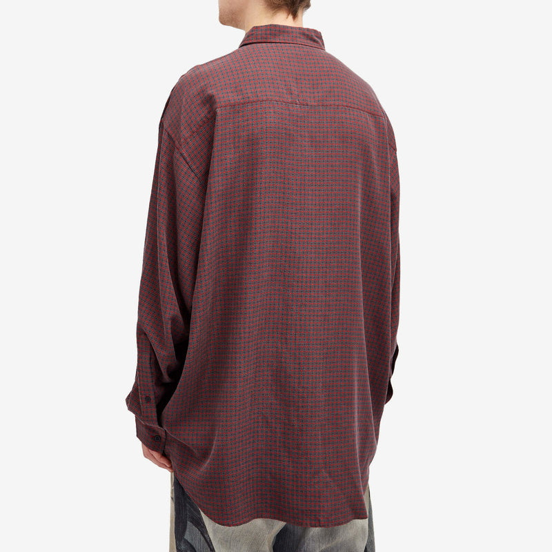 BALENCIAGA/Balenciaga New Striped Collared Shirt