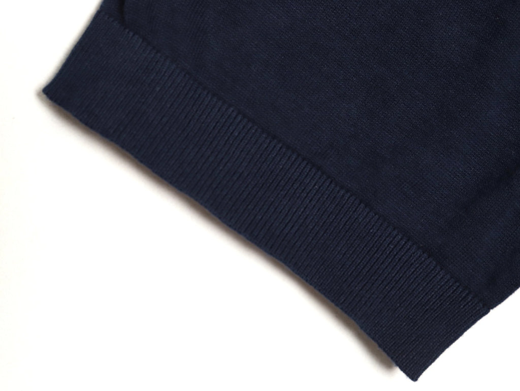 Dior Embroidered Logo Knit Polo Short-Sleeve