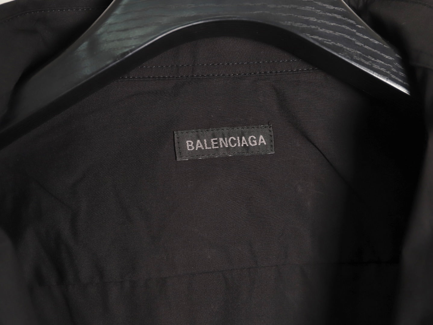 BALENCIAGA BB Embroidered Long-Sleeve Shirt