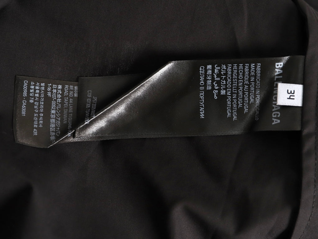 BALENCIAGA BB Embroidered Long-Sleeve Shirt