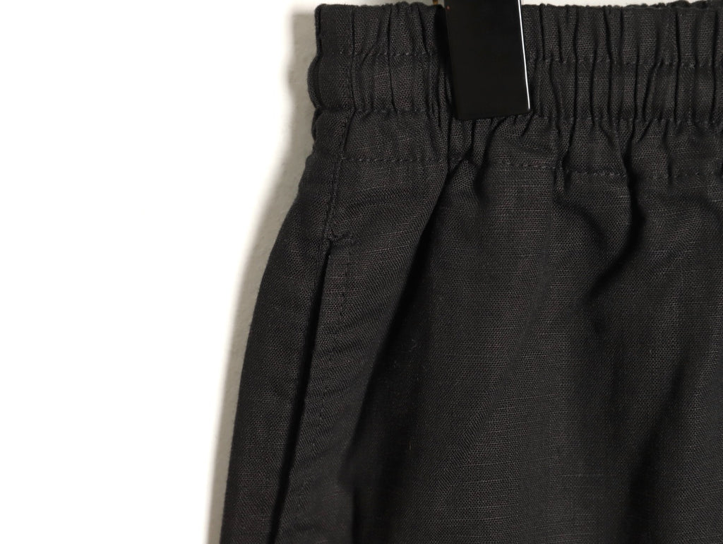 LOEWE Anagram embroidered linen trousers