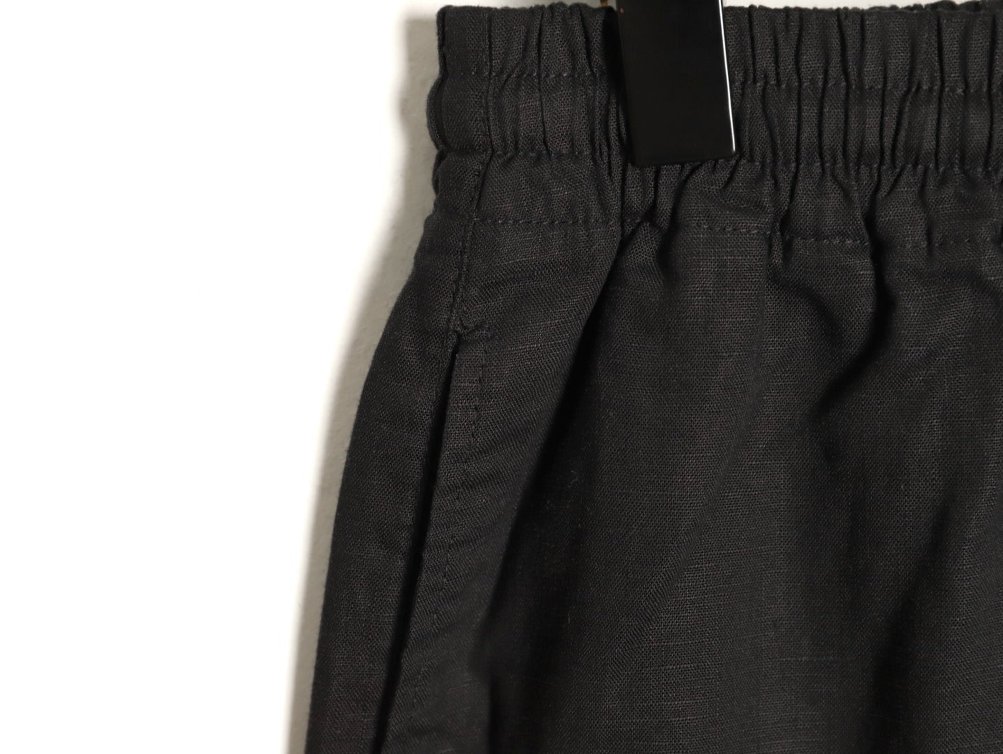 LOEWE Anagram embroidered linen trousers