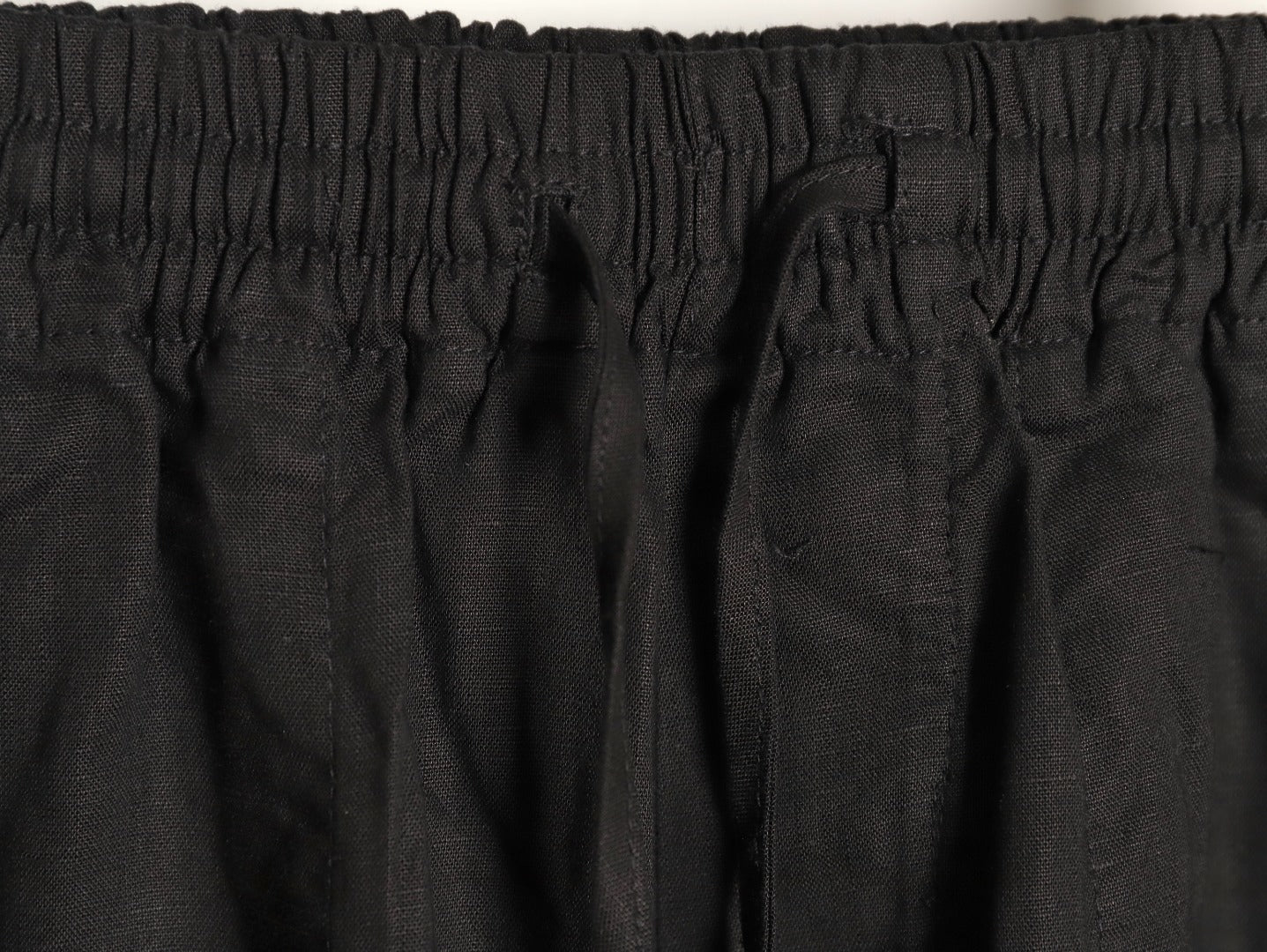 LOEWE Anagram embroidered linen trousers